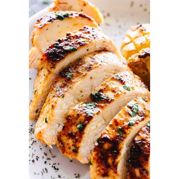 Pechuga de pollo marinada a la plancha (200gr.)